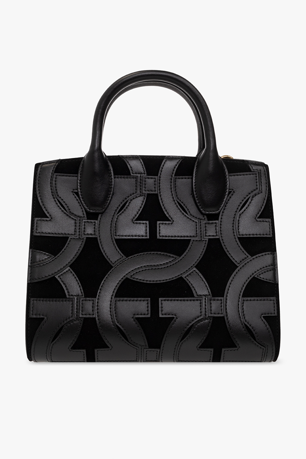 Salvatore Ferragamo rainbow platforms SchaferandweinerShops Tonga Black The Studio shoulder bag FERRAGAMO